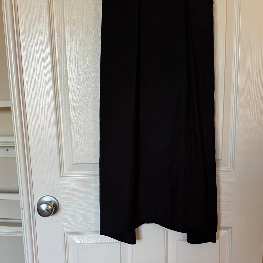 Mango Black Flowy Shirt Dress - Picture 6 of 11
